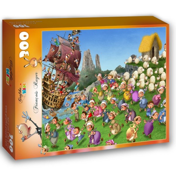 Grafika Kids (00844) - François Ruyer: "Pirates" - 300 piezas