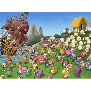 Grafika Kids (00844) - François Ruyer: "Pirates" - 300 piezas