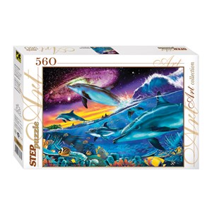 Step Puzzle (78077) - "Underwater World" - 560 piezas
