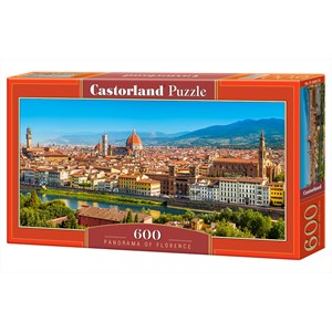 Castorland (B-060078) - "Panorama of Florence" - 600 piezas