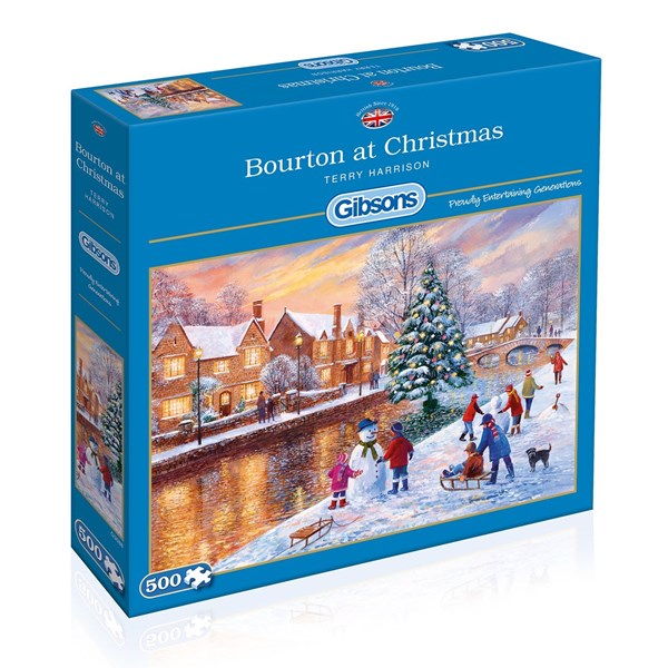 Gibsons (G3088) - Terry Harrison: "Bourton at Christmas" - 500 piezas