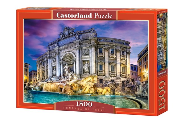 Castorland (C-151479) - "Fontana di Trevi" - 1500 piezas