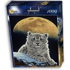 Grafika (02410) - Schim Schimmel, William Schimmel: "Moon Leopard" - 1000 piezas