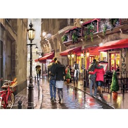 Art Puzzle (4635) - Richard Macneil: "Night Time Cafe" - 1500 piezas