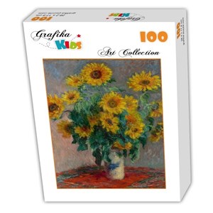 Grafika (00457) - Claude Monet: "Bouquet of Sunflowers, 1881" - 100 piezas