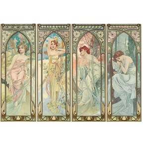 Puzzle Michele Wilson (A484-350) - Alphonse Mucha: "Alfons Mucha" - 350 piezas