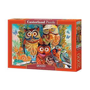 Castorland (C-200535) - David Galchutt: "Owls" - 2000 piezas