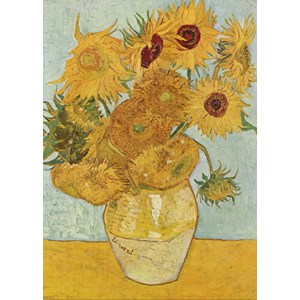 Grafika Kids (00208) - Vincent van Gogh: "Vase with 12 sunflowers, 1888" - 24 piezas