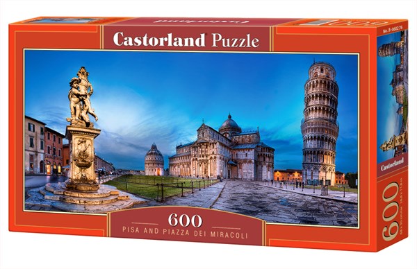 Castorland (B-060276) - "Pisa and Piazza dei Miracoli" - 600 piezas