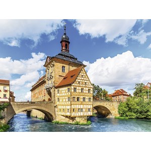 Ravensburger (13651) - "Rathaus, Bamberg" - 500 piezas