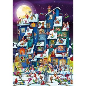 D-Toys (61218-CC07) - "Christmas Mess" - 1000 piezas