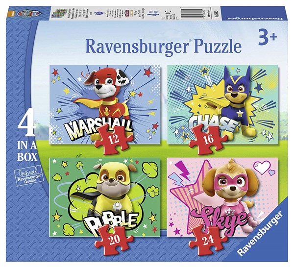 Ravensburger (06923) - "Paw Patrol" - 12 16 20 24 piezas