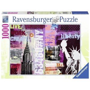Ravensburger (19613) - "Collage New York City" - 1000 piezas