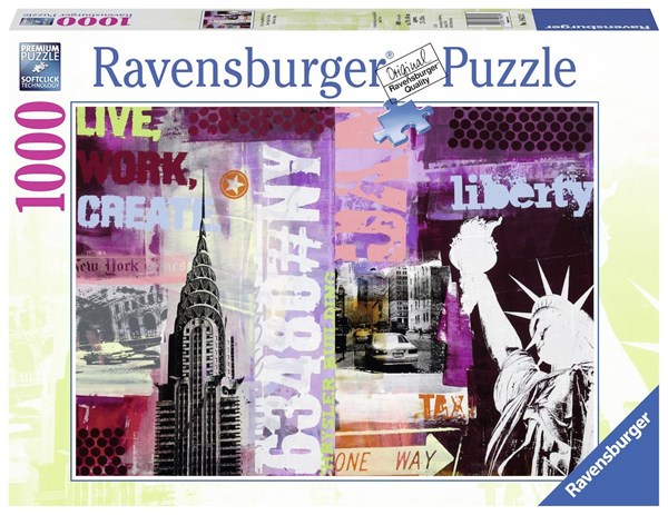 Ravensburger (19613) - "Collage New York City" - 1000 piezas