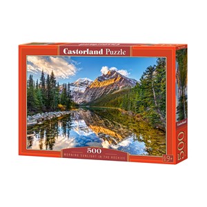 Castorland (B-52455) - "Morning Sunlight in the Rockies" - 500 piezas