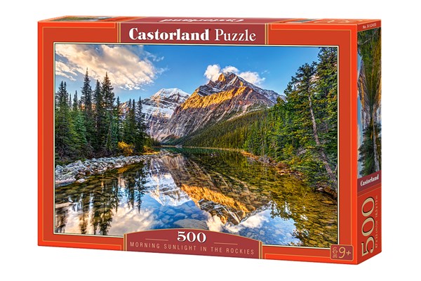 Castorland (B-52455) - "Morning Sunlight in the Rockies" - 500 piezas