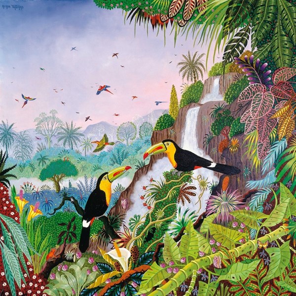 Puzzle Michele Wilson (A942-350) - Alain Thomas: "Keel-billed Toucan" - 350 piezas