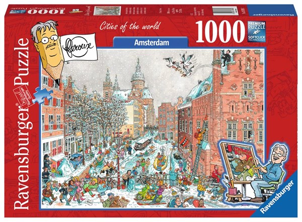 Ravensburger (19789) - "Amsterdam in Winter" - 1000 piezas