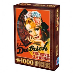 D-Toys (67555-VP10) - "Marlene Dietrich, The Devil is a Woman" - 1000 piezas
