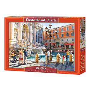 Castorland (C-300389) - Richard Macneil: "The Trevi Fountain" - 3000 piezas