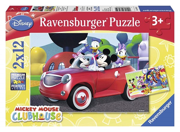 Ravensburger (07565) - "Mickey and His Friends" - 12 piezas