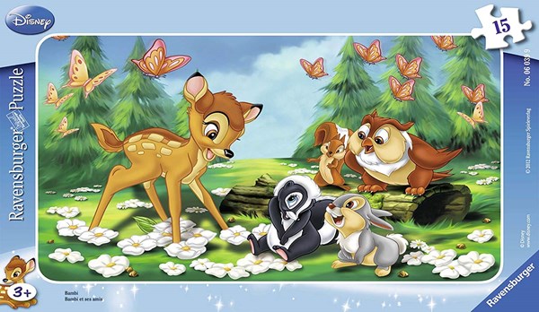 Ravensburger (06039) - "Bambi and his Friends" - 15 piezas