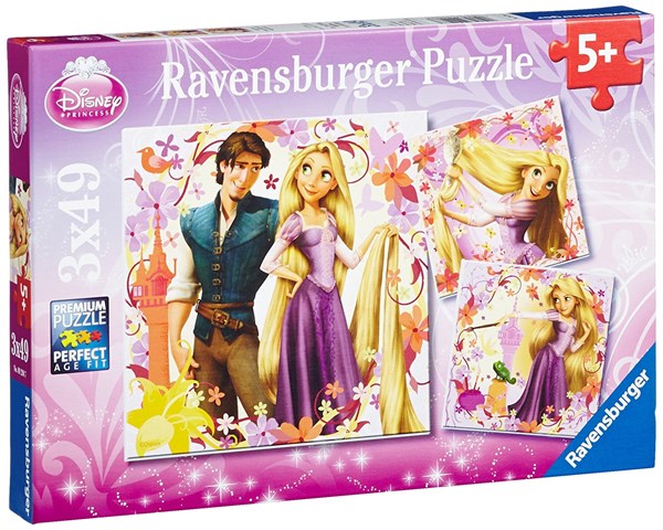 Ravensburger (09298) - "Princesse Rapunzel and Flynn Rider" - 49 piezas