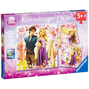 Ravensburger (09298) - "Princesse Rapunzel and Flynn Rider" - 49 piezas