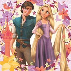 Ravensburger (09298) - "Princesse Rapunzel and Flynn Rider" - 49 piezas