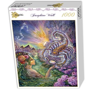Grafika (00827) - Josephine Wall: "Zodiac Sign, Scorpio" - 1000 piezas