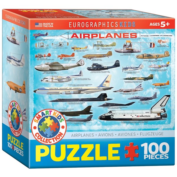 Eurographics (8100-0086) - "History of Aviation" - 100 piezas