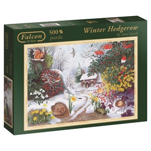 Falcon (11094) - Anne Searle: "Winter Hedgerow" - 500 piezas