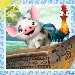 Ravensburger (21272) - "Vaiana + Memory" - 25 36 49 piezas