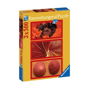 Ravensburger (16284) - "Natural Impressions in Red" - 500 piezas