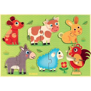 Djeco (01259) - "Coucou-cow" - 12 piezas