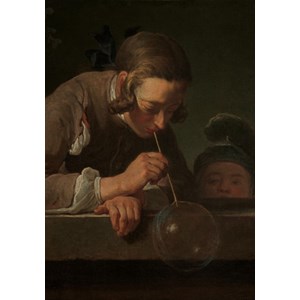 Grafika (01123) - Jean-Baptiste-Siméon Chardin: "Soap Bubbles, 1739" - 1000 piezas