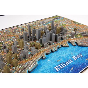 4D Cityscape (40084) - "Seattle" - 1100 piezas