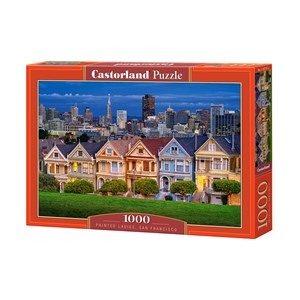 Castorland (C-103751) - "Painted Ladies, San Francisco" - 1000 piezas