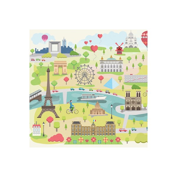 Puzzle Michele Wilson (Z12) - "Collection Paris: Illustrated Paris" - 30 piezas
