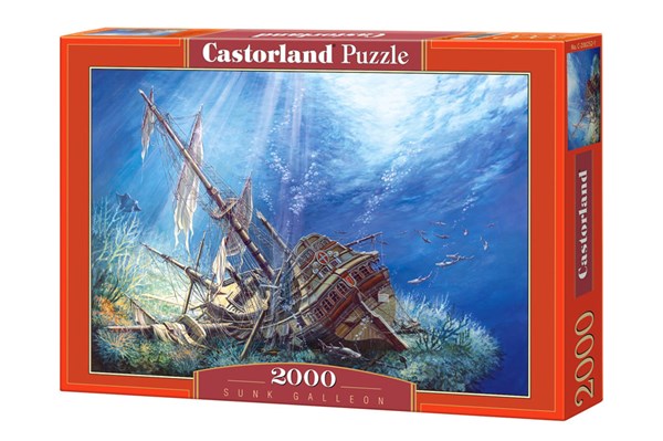 Castorland (C-200252) - "Sunk Galleon" - 2000 piezas