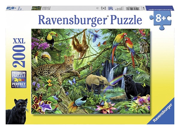 Ravensburger (12660) - "Animals of the Jungle" - 200 piezas