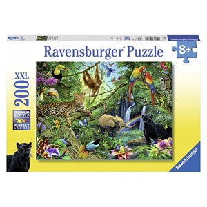 Ravensburger (12660) - "Animals of the Jungle" - 200 piezas