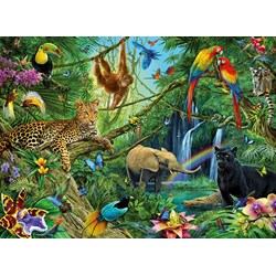 Ravensburger (12660) - "Animals of the Jungle" - 200 piezas