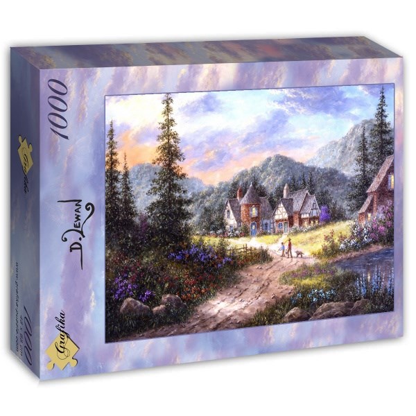 Grafika (T-00500) - Dennis Lewan: "Hills Of Bavaria" - 1000 piezas