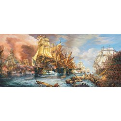 Castorland (B-060252) - "Battle at the Sea" - 600 piezas