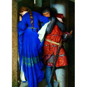 Eurographics (6000-3682) - Fredrick Burton: "Meeting on the Turret Stairs" - 1000 piezas