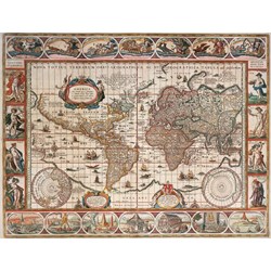 Ravensburger (16633) - "Ancient World Map" - 2000 piezas