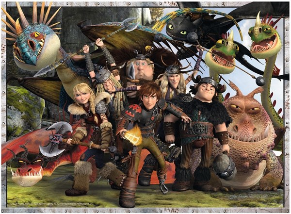 Ravensburger (13198) - "Dragons" - 300 piezas