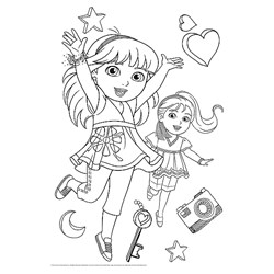 Trefl (36512) - "Dora" - 40 piezas