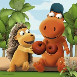 Ravensburger (09272) - "The Litte Dragon Kokosnuss" - 49 piezas